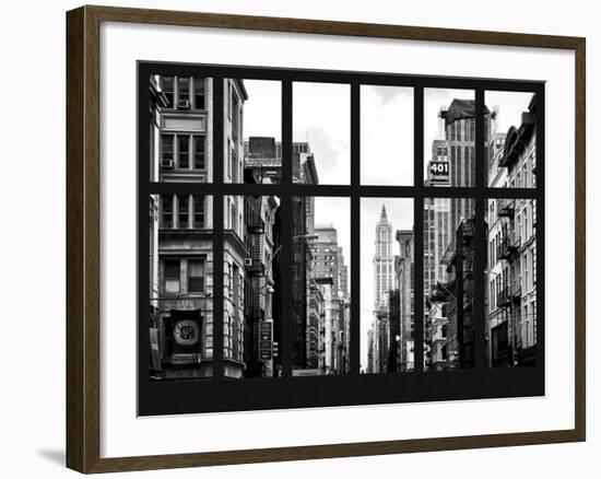 Window View - 401 Broadway - Manhattan - New York City-Philippe Hugonnard-Framed Photographic Print