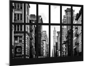 Window View - 401 Broadway - Manhattan - New York City-Philippe Hugonnard-Mounted Photographic Print