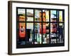 Window View - Billboards in Times Square - Manhattan - New York City-Philippe Hugonnard-Framed Photographic Print