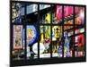 Window View - Billboards in Times Square - Manhattan - New York City-Philippe Hugonnard-Mounted Photographic Print