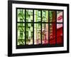 Window View - Building Facade of Little Italy in Italian Colors - Manhattan - New York City-Philippe Hugonnard-Framed Photographic Print