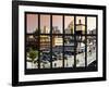 Window View - Buildings at Garment District - Car Wash Building - Manhattan - New York City-Philippe Hugonnard-Framed Photographic Print