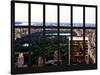 Window View - Central Park at Nightfall - Manhattan - New York City-Philippe Hugonnard-Stretched Canvas