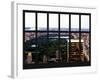 Window View - Central Park at Nightfall - Manhattan - New York City-Philippe Hugonnard-Framed Photographic Print