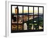 Window View - Central Park at Sunset - Manhattan - New York City-Philippe Hugonnard-Framed Photographic Print