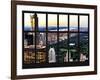 Window View - Central Park at Sunset - Manhattan - New York City-Philippe Hugonnard-Framed Photographic Print