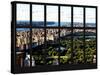 Window View - Central Park - Manhattan - Hudson River - New York City-Philippe Hugonnard-Stretched Canvas