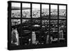Window View - Central Park - Manhattan - Hudson River - New York City-Philippe Hugonnard-Stretched Canvas