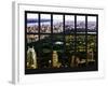 Window View - Central Park - Manhattan - Hudson River - New York City-Philippe Hugonnard-Framed Premium Photographic Print