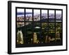 Window View - Central Park - Manhattan - Hudson River - New York City-Philippe Hugonnard-Framed Premium Photographic Print