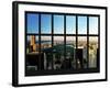 Window View - Central Park View - Manhattan - New York City - USA-Philippe Hugonnard-Framed Photographic Print