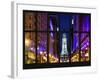 Window View - City Hall and Avenue of the Arts by Night - Philadelphia - Pennsylvania-Philippe Hugonnard-Framed Photographic Print