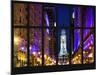 Window View - City Hall and Avenue of the Arts by Night - Philadelphia - Pennsylvania-Philippe Hugonnard-Mounted Photographic Print