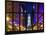 Window View - City Hall and Avenue of the Arts by Night - Philadelphia - Pennsylvania-Philippe Hugonnard-Mounted Photographic Print