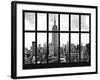 Window View - Cityscape with the Empire State Building - Manhattan - New York City-Philippe Hugonnard-Framed Photographic Print