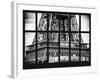 Window View - Close Up of Eiffel Tower - Paris - France - Europe-Philippe Hugonnard-Framed Photographic Print