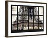 Window View - Close Up of Eiffel Tower - Paris - France - Europe-Philippe Hugonnard-Framed Photographic Print