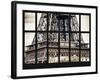 Window View - Close Up of Eiffel Tower - Paris - France - Europe-Philippe Hugonnard-Framed Photographic Print