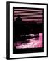 Window View - Color Sunset in Paris with the Eiffel Tower and the Seine River - France - Europe-Philippe Hugonnard-Framed Photographic Print