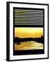 Window View - Color Sunset in Paris with the Seine River - France - Europe-Philippe Hugonnard-Framed Photographic Print