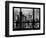 Window View, Empire State Building and New Yorker Hotel Views by Night, Times Square, NYC-Philippe Hugonnard-Framed Photographic Print