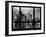 Window View, Empire State Building and New Yorker Hotel Views by Night, Times Square, NYC-Philippe Hugonnard-Framed Premium Photographic Print