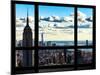 Window View, Empire State Building and the One World Trade Center (1WTC), Manhattan, New York-Philippe Hugonnard-Mounted Photographic Print