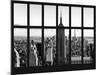 Window View - Empire State Building and the One World Trade Center - Manhattan - New York City-Philippe Hugonnard-Mounted Photographic Print