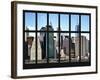 Window View - Financial District in the borough of Manhattan in New York - One World Trade Center-Philippe Hugonnard-Framed Photographic Print