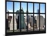 Window View - Financial District in the borough of Manhattan in New York - One World Trade Center-Philippe Hugonnard-Mounted Photographic Print