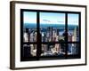 Window View, Hell's Kitchen District and Hudson River Views, Midtown Manhattan, New York-Philippe Hugonnard-Framed Photographic Print