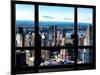 Window View, Hell's Kitchen District and Hudson River Views, Midtown Manhattan, New York-Philippe Hugonnard-Mounted Photographic Print