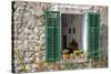 Window View - Kotor, Montenegro-Laura DeNardo-Stretched Canvas