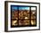 Window View, Landscape Manhattan City, Empire State Building, Manhattan, New York City-Philippe Hugonnard-Framed Premium Photographic Print