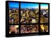 Window View, Landscape Manhattan City, Empire State Building, Manhattan, New York City-Philippe Hugonnard-Stretched Canvas