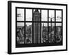 Window View - Landscape with the Empire State Building and the 1 WTC - Manhattan - NYC-Philippe Hugonnard-Framed Photographic Print