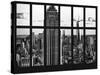 Window View - Landscape with the Empire State Building and the 1 WTC - Manhattan - NYC-Philippe Hugonnard-Stretched Canvas