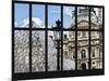 Window View - Louvre Museum Building and Glass Pyramids - Paris - France - Europe-Philippe Hugonnard-Mounted Photographic Print