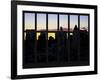 Window View - Manhattan Cityscape at Sunlight - Midtown Manhattan - NYC - New York City-Philippe Hugonnard-Framed Photographic Print