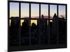 Window View - Manhattan Cityscape at Sunlight - Midtown Manhattan - NYC - New York City-Philippe Hugonnard-Mounted Photographic Print