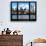 Window View, Manhattan with One World Trade Center (1WTC) and the Brooklyn Bridge, New York-Philippe Hugonnard-Photographic Print displayed on a wall