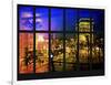 Window View - Night View of the Place de l'Etoile with the Arc de Triomphe - Paris - France-Philippe Hugonnard-Framed Photographic Print