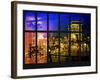 Window View - Night View of the Place de l'Etoile with the Arc de Triomphe - Paris - France-Philippe Hugonnard-Framed Photographic Print