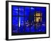 Window View - Night View of the Place de l'Etoile with the Arc de Triomphe - Paris - France-Philippe Hugonnard-Framed Photographic Print