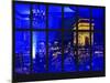 Window View - Night View of the Place de l'Etoile with the Arc de Triomphe - Paris - France-Philippe Hugonnard-Mounted Photographic Print