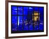 Window View - Night View of the Place de l'Etoile with the Arc de Triomphe - Paris - France-Philippe Hugonnard-Framed Photographic Print