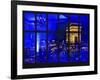 Window View - Night View of the Place de l'Etoile with the Arc de Triomphe - Paris - France-Philippe Hugonnard-Framed Photographic Print