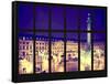 Window View - Night View of the Place Vendôme - Paris - France - Europe-Philippe Hugonnard-Framed Stretched Canvas