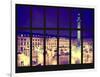 Window View - Night View of the Place Vendôme - Paris - France - Europe-Philippe Hugonnard-Framed Photographic Print