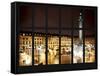 Window View - Night View of the Place Vendôme - Paris - France - Europe-Philippe Hugonnard-Framed Stretched Canvas